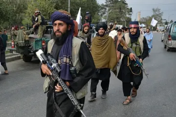 Taliban fighters after U.S. exit